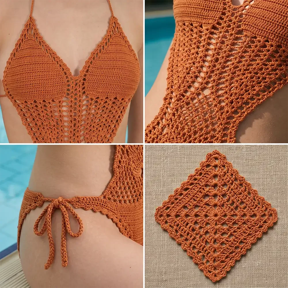 6 Bikini Set Crochet Patterns in one Bundle - Snor Studio