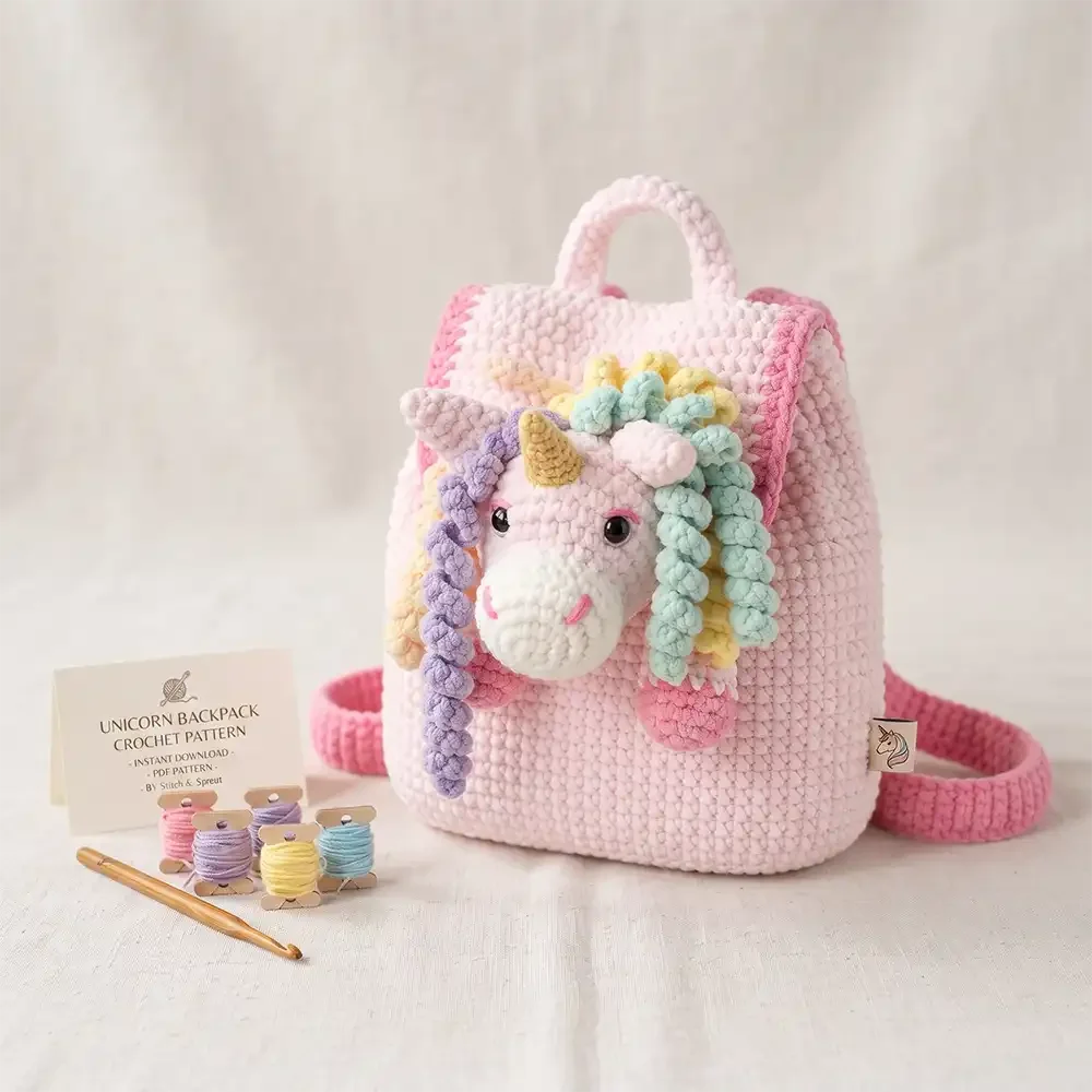 15 Kids Crochet Bag Patterns in one Bundle - Snor Studio