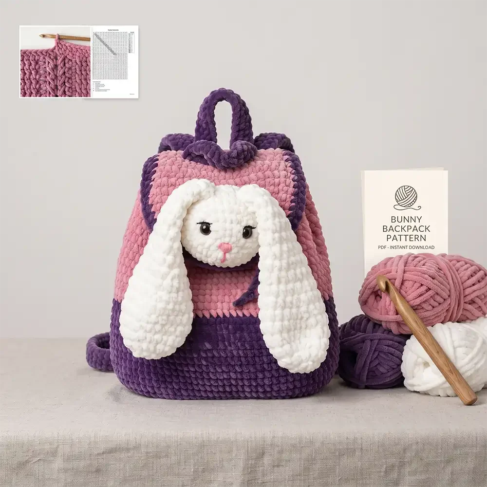 15 Kids Crochet Bag Patterns in one Bundle - Snor Studio