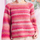 Sunset Rose Ombre Cluster Stitch Sweater Crochet Pattern | Wearable Apparel Digital PDF Download