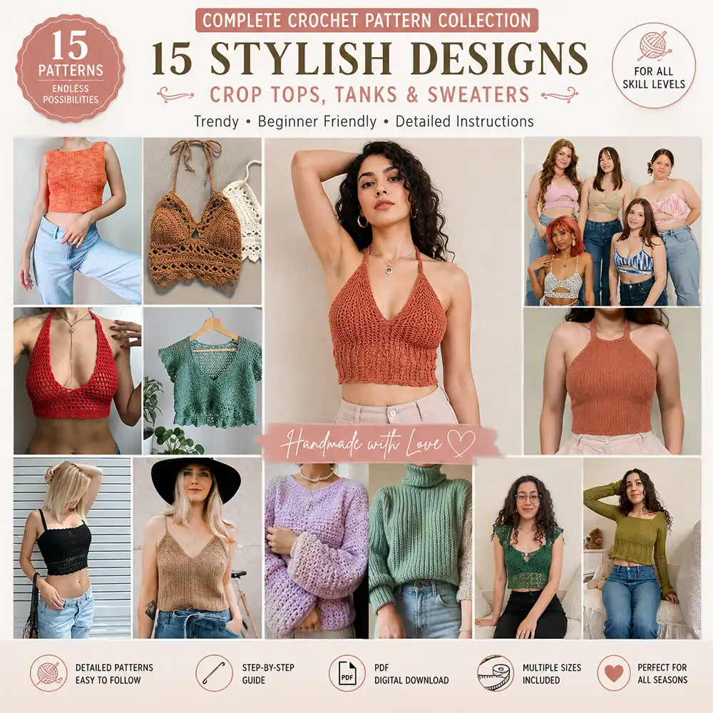 ALL-IN-ONE CROCHET PATTERN BUNDLE
