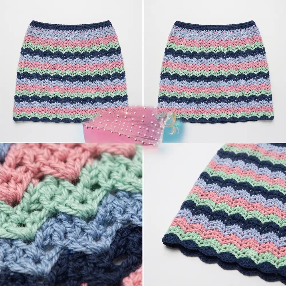 4 Skirt Shorts Crochet Patterns in one Bundle - Snor Studio
