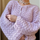 Lavender Shell Stitch Cardigan Crochet Pattern | Wearable Apparel Digital PDF Download
