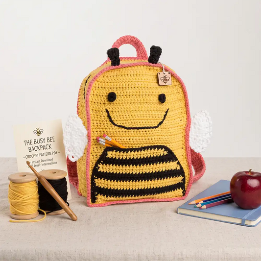 Plush Frog Backpack Crochet Pattern | Kids Handbag Digital PDF Download
