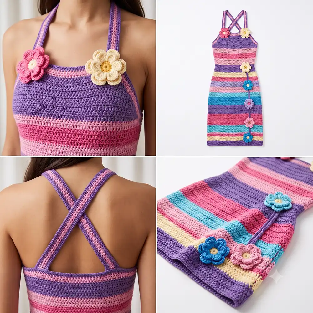 10 Dress Crochet Patterns in one Bundle - Snor Studio