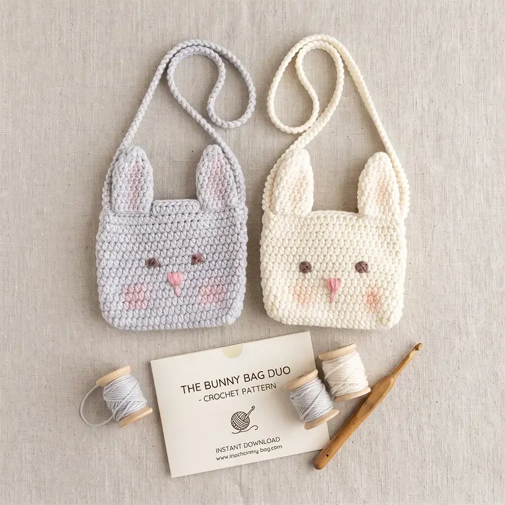 15 Kids Crochet Bag Patterns in one Bundle - Snor Studio
